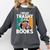 Raccoon Smutty Book Lover Spicy Romance Novels Women's Comfort Colors Sweatshirt Pepper