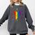 Rainbow Book With Stars And Moon Phases Gay Pride LGBT Comfort Colors Sweatshirt Pepper