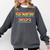 Rainbow LGBT Pride Senior 2023 Graduation Comfort Colors Sweatshirt Pepper