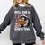 Well Read & Slightly Feral Raccoon Book Lover Graphic Comfort Colors Sweatshirt Pepper