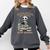 Read Books Be Kind Stay Weird Skeleton Reading Book Lover Comfort Colors Sweatshirt Pepper