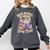 Read Books Be Weird Stay Feral Cat Comfort Colors Sweatshirt Pepper