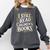 I Still Read Childrens Books First Day Of School Kid Reading Comfort Colors Sweatshirt Pepper