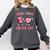 Read Your Heart Out Teacher Valentine Book Comfort Colors Sweatshirt Pepper