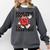 Read Your Heart Out Teacher Valentines Book Lover Comfort Colors Sweatshirt Pepper