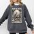 Read In Peace Skeleton Book Lover Bookworm Book Comfort Colors Sweatshirt Pepper