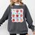 Reading Is My Jam Preppy Stawberry Bookworm Book Lover Nerd Comfort Colors Sweatshirt Pepper