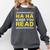 Reading Literacy Ha Ha Made You Read Book Lover Joke Comfort Colors Sweatshirt Pepper