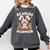 Reading Makes You Hoppier Bunny Book Fans Toddler Kid Comfort Colors Sweatshirt Pepper