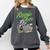 Reading Trash Racoon Bookworm Bookish Librarian Book Lover Comfort Colors Sweatshirt Pepper