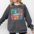 Reads Across Tee America Books Reader Reading Teacher Comfort Colors Sweatshirt Pepper