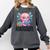Readsolotl Cute Axolotl Reading Book Kawaii Pink Aesthetic Comfort Colors Sweatshirt Pepper
