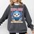Readsolotl Kawaii Axolotl Book Lover Reading Comfort Colors Sweatshirt Pepper