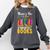 There's No Such Thing As Too Many Books Comfort Colors Sweatshirt Pepper