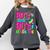Retro 1980s 80's Baby 1990s 90's Made Me Nostalgia Vibes Premium Tri-Blend Comfort Colors Sweatshirt Pepper