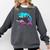 Retro 80s Shark Whale Diving Nostalgia Shark Party Comfort Colors Sweatshirt Pepper