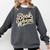 Retro Book Worm Reading For Book Lovers Comfort Colors Sweatshirt Pepper
