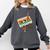 Retro Cassette Tape & Pencil Rewind Nostalgia Party 80s 90s Comfort Colors Sweatshirt Pepper
