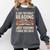 Retro A Day Without Reading Is Like Just Kidding Book Lover Comfort Colors Sweatshirt Pepper