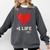 Retro Gamer 1 Life Pixel Heart – 8-Bit Gaming Nostalgia Comfort Colors Sweatshirt Pepper
