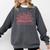 Retro Grow In Grace Wildflower Book Christian Bible Verse Comfort Colors Sweatshirt Pepper