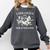 Retro Libraries Are For Everyone Racoon Reading Book Lover Comfort Colors Sweatshirt Pepper