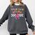 Retro Library Book Fair Queen School Reading Girls Women's Comfort Colors Sweatshirt Pepper