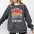 Retro I Put My Book Down To Be Here For Book Lover Comfort Colors Sweatshirt Pepper