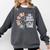 Retro So Many Books Little Time Book Clock Reading Comfort Colors Sweatshirt Pepper