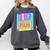 Retro TechnologyOld School Floppy Nostalgia 90s Generation Comfort Colors Sweatshirt Pepper