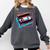 Retro VHS Vaporwave Video Cassette Nostalgia Geek Chic Comfort Colors Sweatshirt Pepper