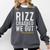 Rizz Crashed We Out 5th Grade Graduation Fifth Graders Comfort Colors Sweatshirt Pepper