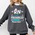 RN In Progress Loading Future Nurse Graduation Lover Comfort Colors Sweatshirt Pepper
