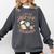 I Run ON HOT Tea & Books Reader Reading Meme Comfort Colors Sweatshirt Pepper