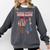 Running Together Always Connected Anime Nostalgia Message Comfort Colors Sweatshirt Pepper