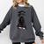 Russian Terrier Dog Graduation Cap Graduate Owner Grad Comfort Colors Sweatshirt Pepper