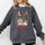 Santa's Favorite Book Dragon Christmas Magic Comfort Colors Sweatshirt Pepper