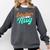 Sarcasm It's How I Hug Sarcastic Humor Introvert Comfort Colors Sweatshirt Pepper