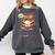 Sarcastic Loner Introvert Not a Friendly Do Not Touchs Comfort Colors Sweatshirt Pepper