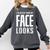 Sarcastic Shy People Introverts I'm Nicer Than My Face Looks Comfort Colors Sweatshirt Pepper