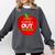School Is Out Forever Graduation Humor Comfort Colors Sweatshirt Pepper