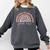 School Nurse Appreciation Rainbow Graduation Medical Nursing Comfort Colors Sweatshirt Pepper