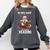He Sees What You'Ve Been Reading Santa Book Lover Comfort Colors Sweatshirt Pepper
