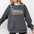 Senior 2021 Grad Shirt Retro 2021 Graduation Comfort Colors Sweatshirt Pepper