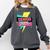 Senior 2022 Graduation Class Of 2022 Retro 90's Graduation Comfort Colors Sweatshirt Pepper