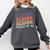 SENIOR 2023 Retro Class Of 2023 Seniors Graduation 23 Hippie Comfort Colors Sweatshirt Pepper