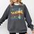 Senior 2024 Groovy Retro Class Of 2024 Graduation Senior 24 Comfort Colors Sweatshirt Pepper
