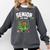 Senior 2025 Graduation Caterpillar For Kids Cute Coquette Comfort Colors Sweatshirt Pepper