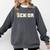 Senior 2025 Graduation 2025 Class Senior 2025 Grad Comfort Colors Sweatshirt Pepper