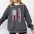 Senior 2026 American Flag Shirt USA Graduation Class Of 2026 Comfort Colors Sweatshirt Pepper